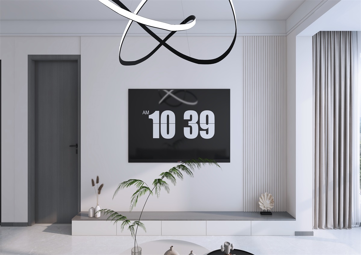 攬秀苑110㎡ | 小戶(hù)型裝修模板來(lái)了！現(xiàn)代簡(jiǎn)約風(fēng)+黑白灰百看不膩